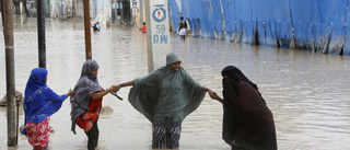 Många döda i översvämmat Somalia