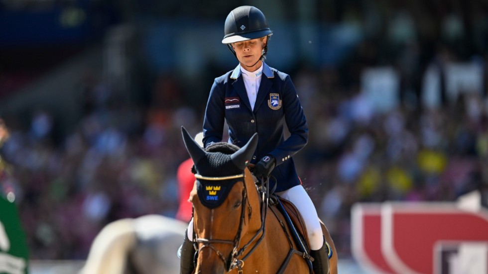 Malin Baryard Johnsson och Indiana fick en trist start på VM.