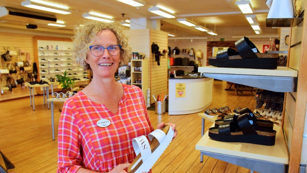 "Visionen är att ha en skobutik. Vi kommer ha ett liknande sortiment som det är idag men bredda lite. Det blir inte exakt lika utan lite nytänk", berättar Petra Pettersson.