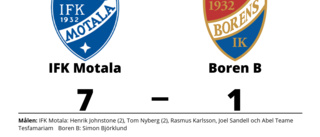 Åttonde i rad utan förlust för IFK Motala