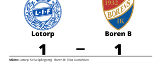 Tilda Gustafsson poängräddare för Boren B