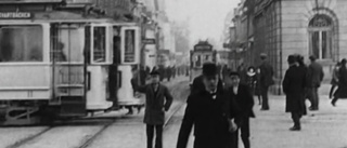 Film från 1911: Så såg det ut när spårvagnarna rullade i Uppsala