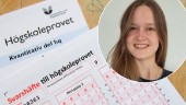 Rebecca, 21, skrev bäst på högskoleprovet i Norrbotten