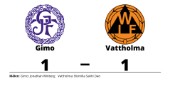 Gimo och Vattholma kryssade efter svängig match