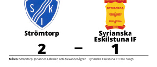 Emil Skogh målskytt - men Syrianska Eskilstuna IF föll