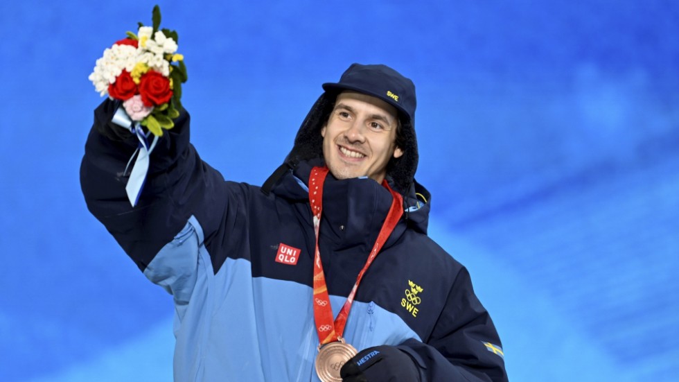 Jesper Tjäder tog OS-brons i slopestyle förra året. Arkivbild.