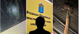 Ex-svärfadern gick till attack beväpnad med yxa