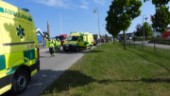 En person till sjukhus efter trafikolycka i Söderköping