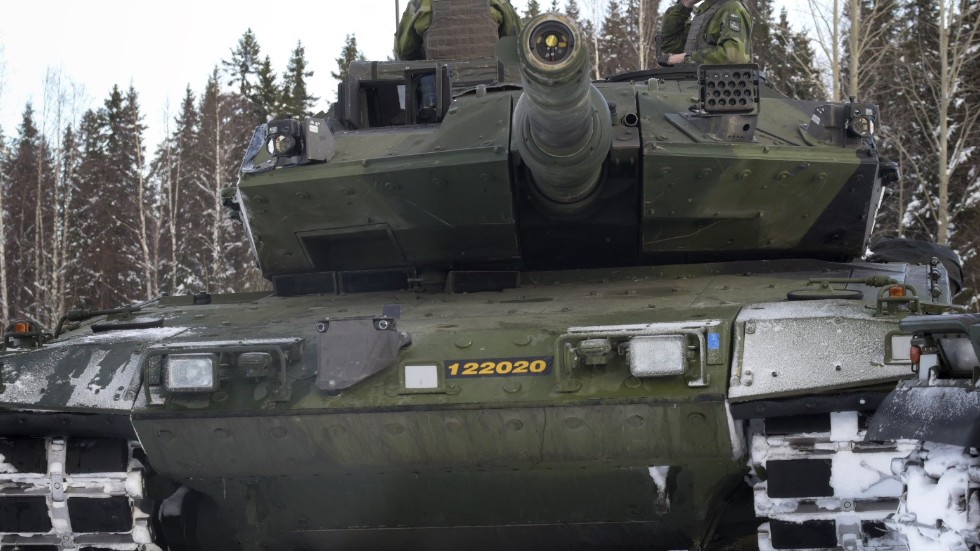 Sverige ska skicka stridsvagn Leopard 2 till Ukraina. Arkivbild.