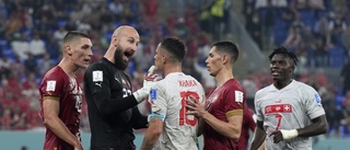 Serbien utreds för stökiga VM-matchen