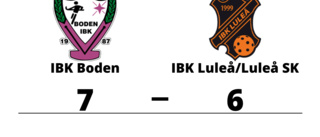 Tungt för IBK Luleå/Luleå SK - IBK Boden bröt fina vinstsviten
