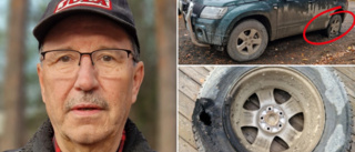 Oro i Harads – Lennarts jaktbil utsattes för brandattack • "Känns som om någon är ute efter mig" • Husbilens däck skars sönder