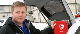 Norrbottens enda taxi med hjärtsäker zon