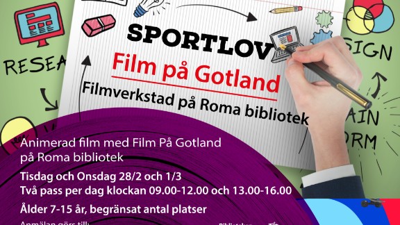 Animera film med Film på Gotland på sportlovet! 