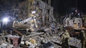 Robotanfall mot flerfamiljshus i Donetsk