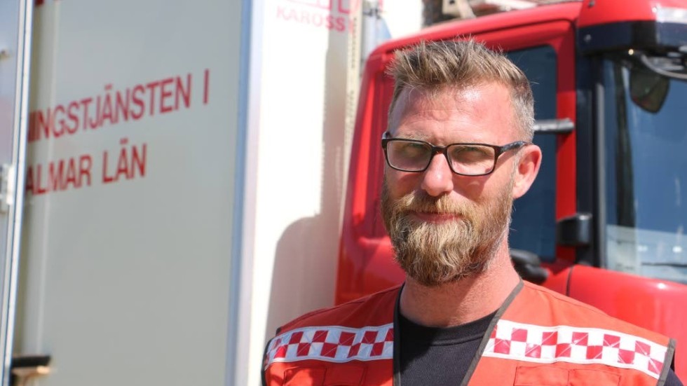 Räddningsledare Johan Woxö var tacksam över att man klarat de mest kristiska timmarna under onsdagen.