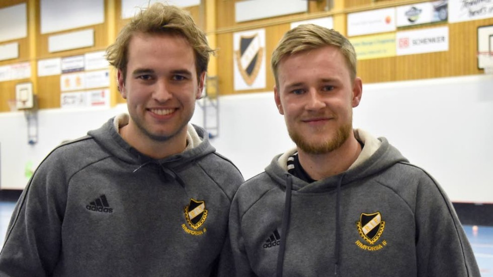 Tobias Claesson och Marcus Karlsson har lämnat klartecken till en fortsättning i Rimforsa IF.