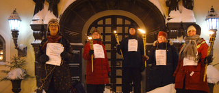 Trotsade snöstormen – manifestation mot kärnvapen: ”Vill att Sverige ska skriva på avtalet”