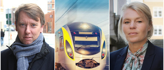 Moderaterna: Ska tågen gå igenom Norrköping eller inte?