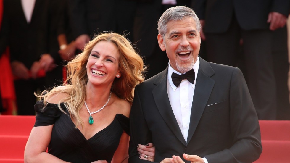 George Clooney och Julia Roberts möts i en romantisk komedi. Arkivbild.