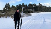 Nu går det att åka skidor ute på Kronholmen