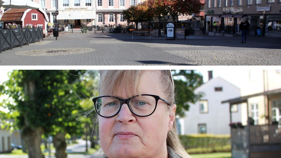 "För dött på torget", tycker Towa Johansson, Vimmerby, som fått stort gehör för sitt loppisinitiativ. I helgen är det dags igen, under förutsättning att det inte regnar.