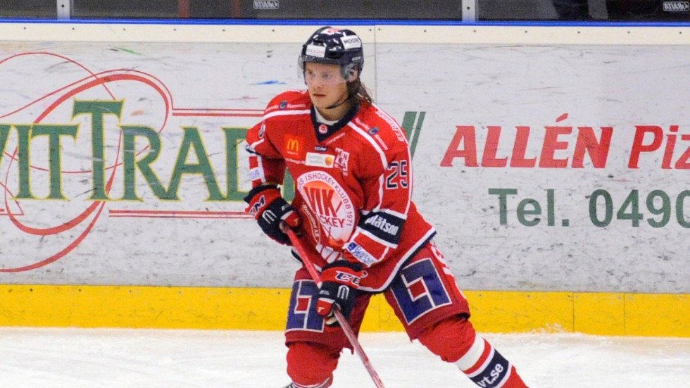 Eric Backman spelade i Västerviks IK under tre säsonger.