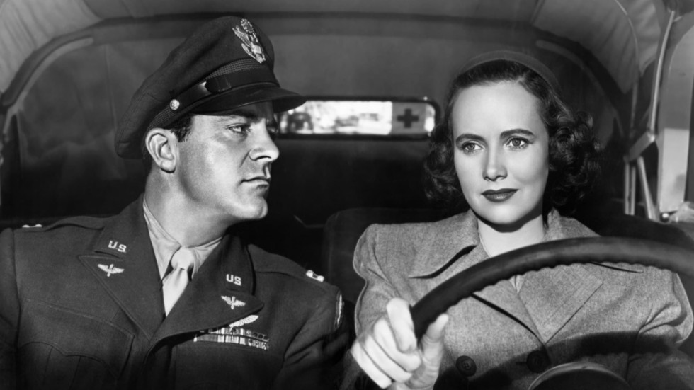 Fred (Dana Andrews) och Peggy (Teresa Wright) har i "De bästa åren" (1946) en av Hollywoodhistoriens kanske mest övertygande kärlekshistorier.