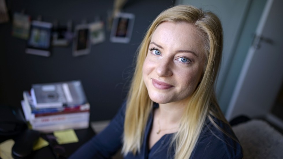 Louise Klintner, doktorand vid Ekonomihögskolan i Lund har varit med och tagit fram förslag till internationell standard för mensskydd. Arkivbild.
