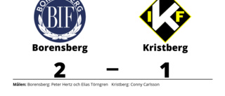 Borensberg besegrade Kristberg på hemmaplan
