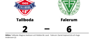 Daniel Asplund fyramålskytt i Falerums seger mot Tallboda