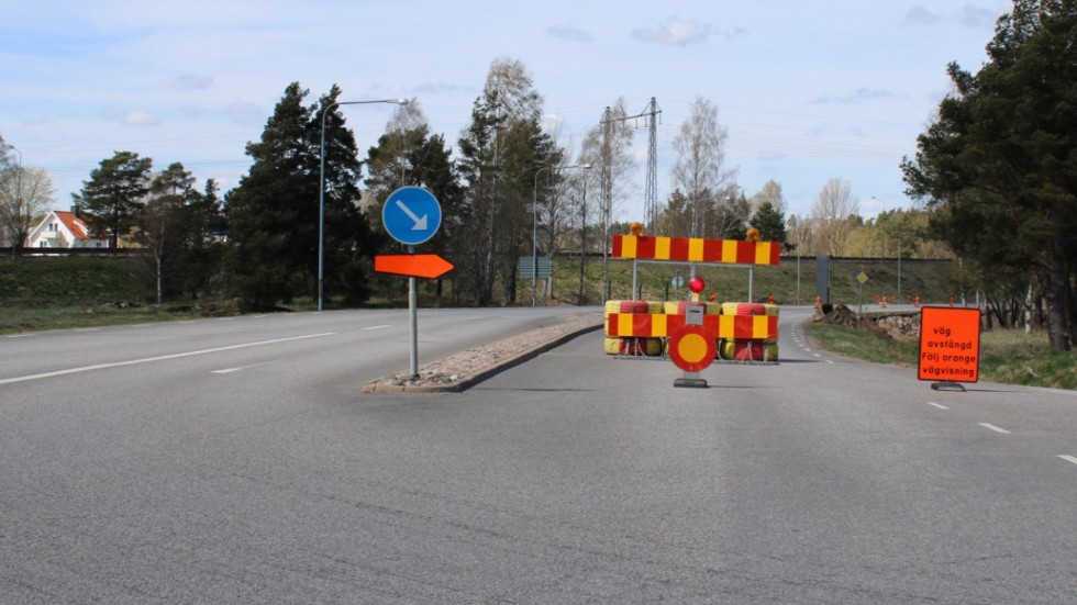 Södra Ringleden mellan Hultsfredsvägen och Åbrovägen kommer vara avstängd i norrgående riktning fram till och med 27 maj klockan 16.00.