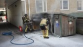 Räddningstjänsten släckte ner brand i sopkärl