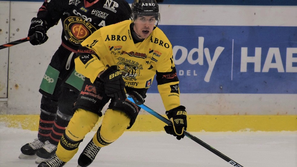 Mattias Wigley lämnar Vimmerby Hockey för spel på en högre nivå.
