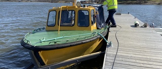 Ersättningsbåten för Stegeborgsfärjan är sönder