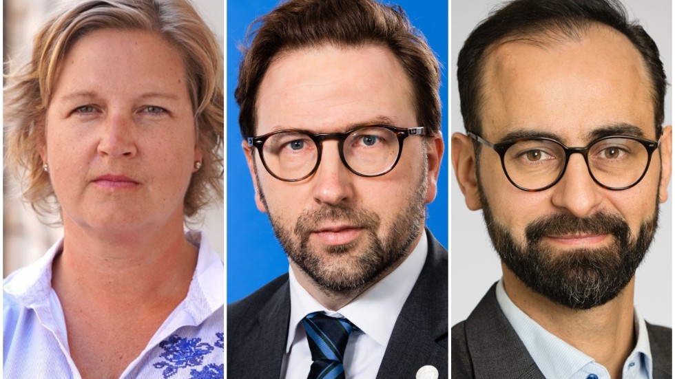 Karin Karlsbro, Fredrik Malm och Ninos Maraha (samtliga L) vill att regeringen erkänner folkmordet på armenier och Seyfo.