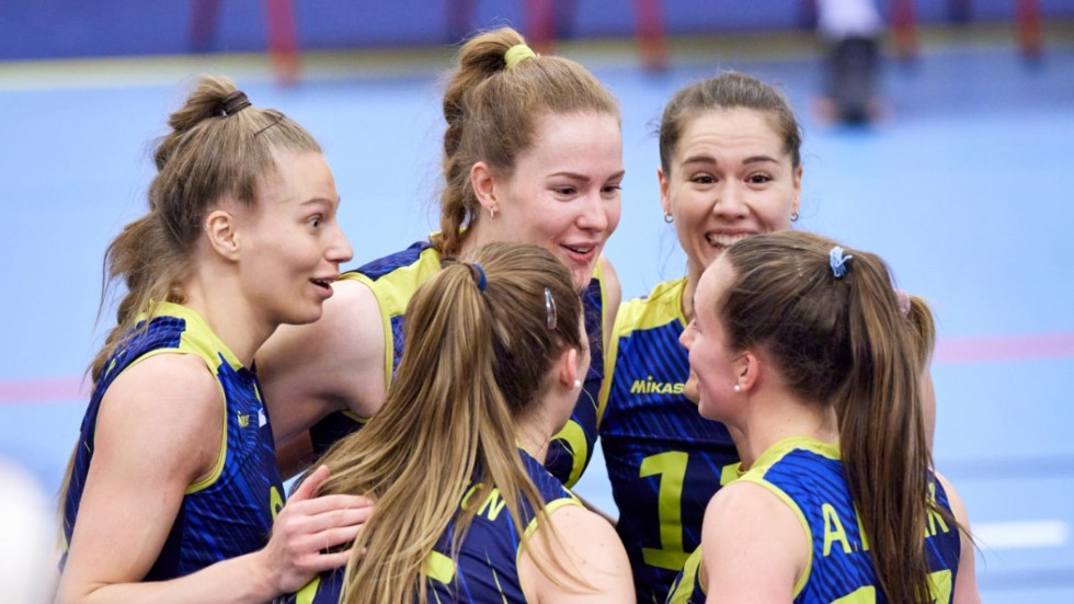 Sverige är klart för åttondelsfinal i volleyboll-EM. Arkivbild.
