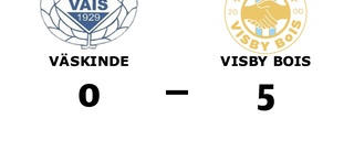 Visby BoIS vann enkelt borta mot Väskinde