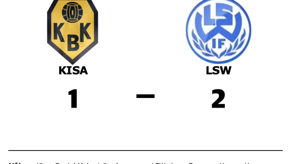 Kisa BK förlorade mot LSW IF