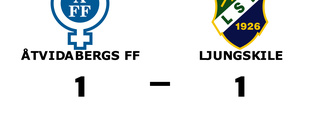 Oavgjort för Åtvidabergs FF hemma mot Ljungskile