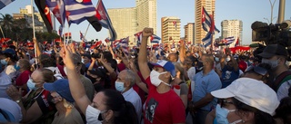 USA fördömer Kuba för hot mot demonstranter