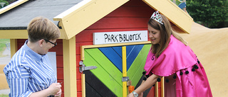 Prinsessan invigde parkbiblioteket i Vasaparken