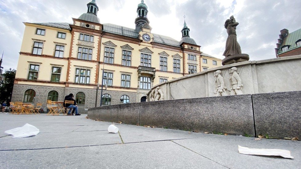 "Den nu rådande situationen är en förolämpning av det demokratiska systemet", skriver signaturen "Socialdemokrat – på riktigt!". På bilden stadshuset i Eskilstuna (arkivbild).