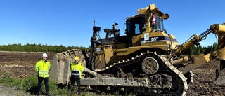 Första spadtaget för nya värmeverket taget