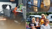 Familjens campingplats blev översvämmad av bajsvatten – "Några killar gled förbi på SUP"