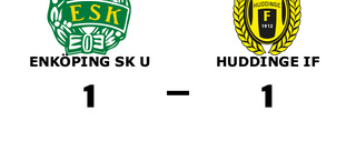 Enköping SK U och Huddinge IF delade på poängen