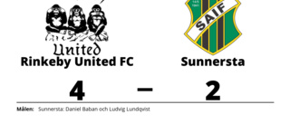 Sunnersta föll på bortaplan mot Rinkeby United FC