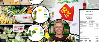 Butikens prissänkning på frukt och grönt blev fel