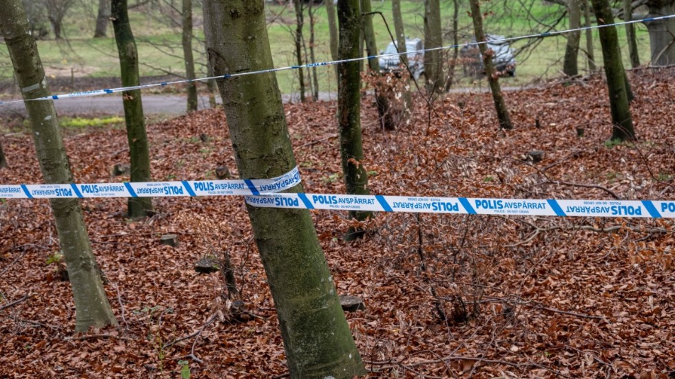 Kvarlevorna efter kvinnan hittades förra hösten utanför Svedala sedan mannen pekat ut platsen för polisen. Arkivbild.