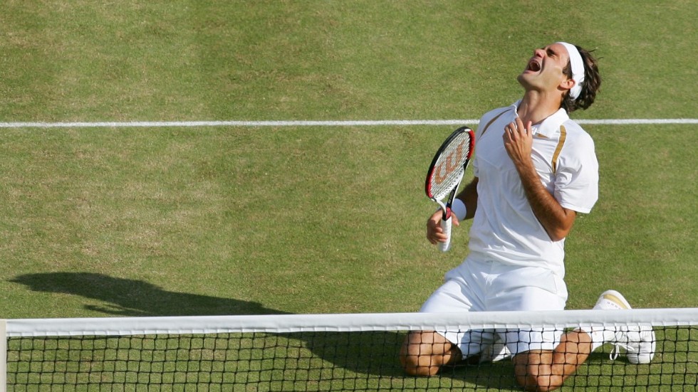 Roger Federer vann Wimbledon åtta gånger. Arkivbild.